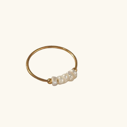 Pearl Row Ring