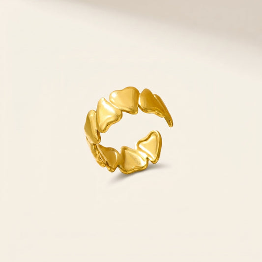 Sculpted Heart Ring