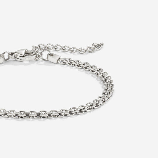Silbernes Kettenarmband