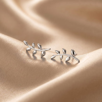 Leaf Vine Climber Earrings