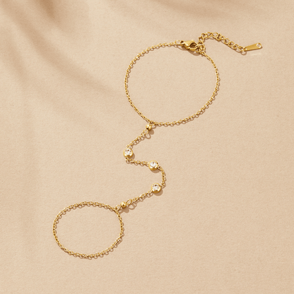 Crystal Trio Hand Chain