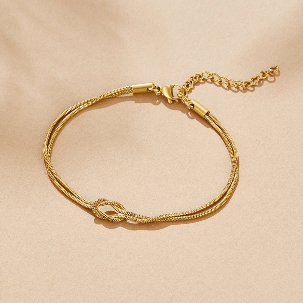 Knotted Chain Bracelet