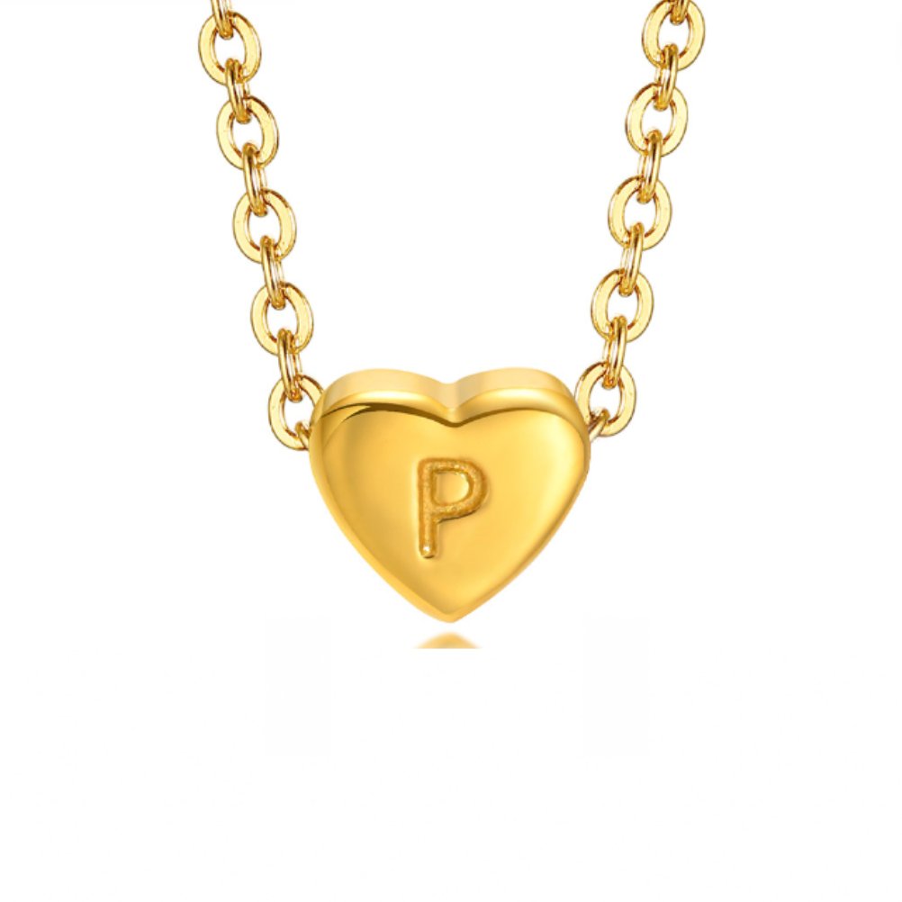 Heart Initial Bracelet