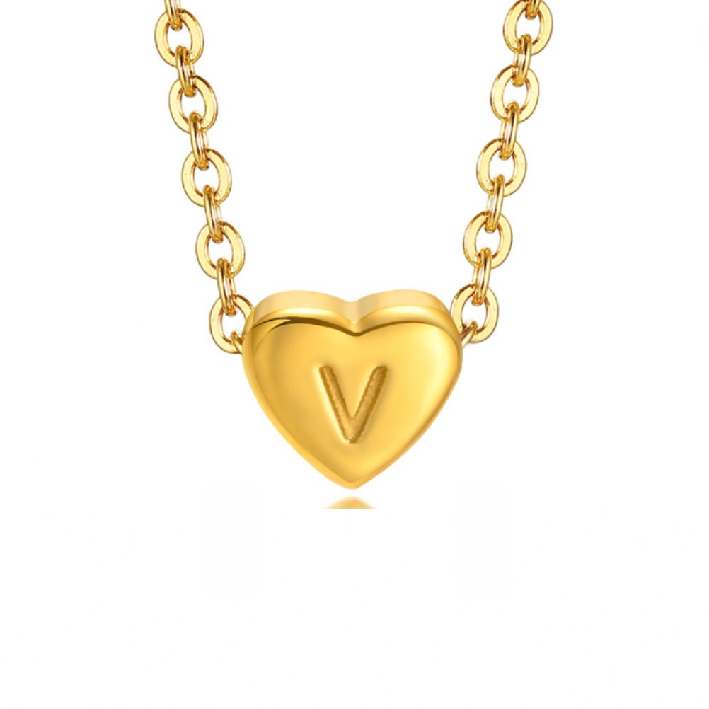 Heart Initial Bracelet