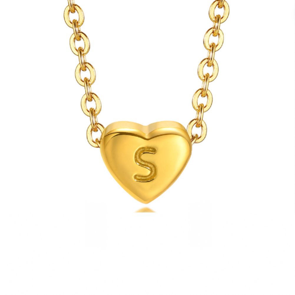 Heart Initial Bracelet