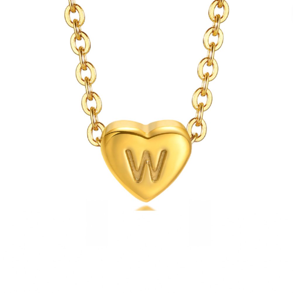 Heart Initial Bracelet