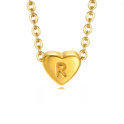 Heart Initial Bracelet