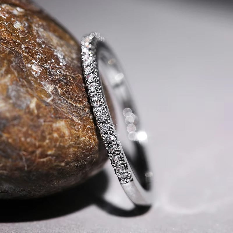 Crystal Pavé Band Ring