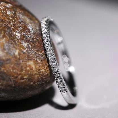 Crystal Pavé Band Ring
