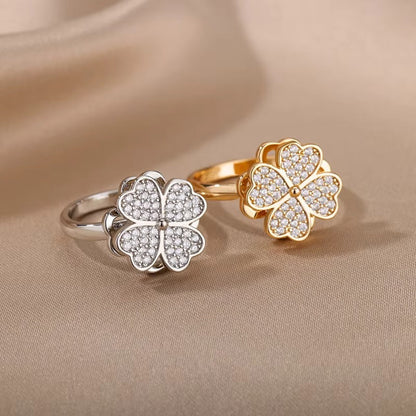 Crystal Flower Ring