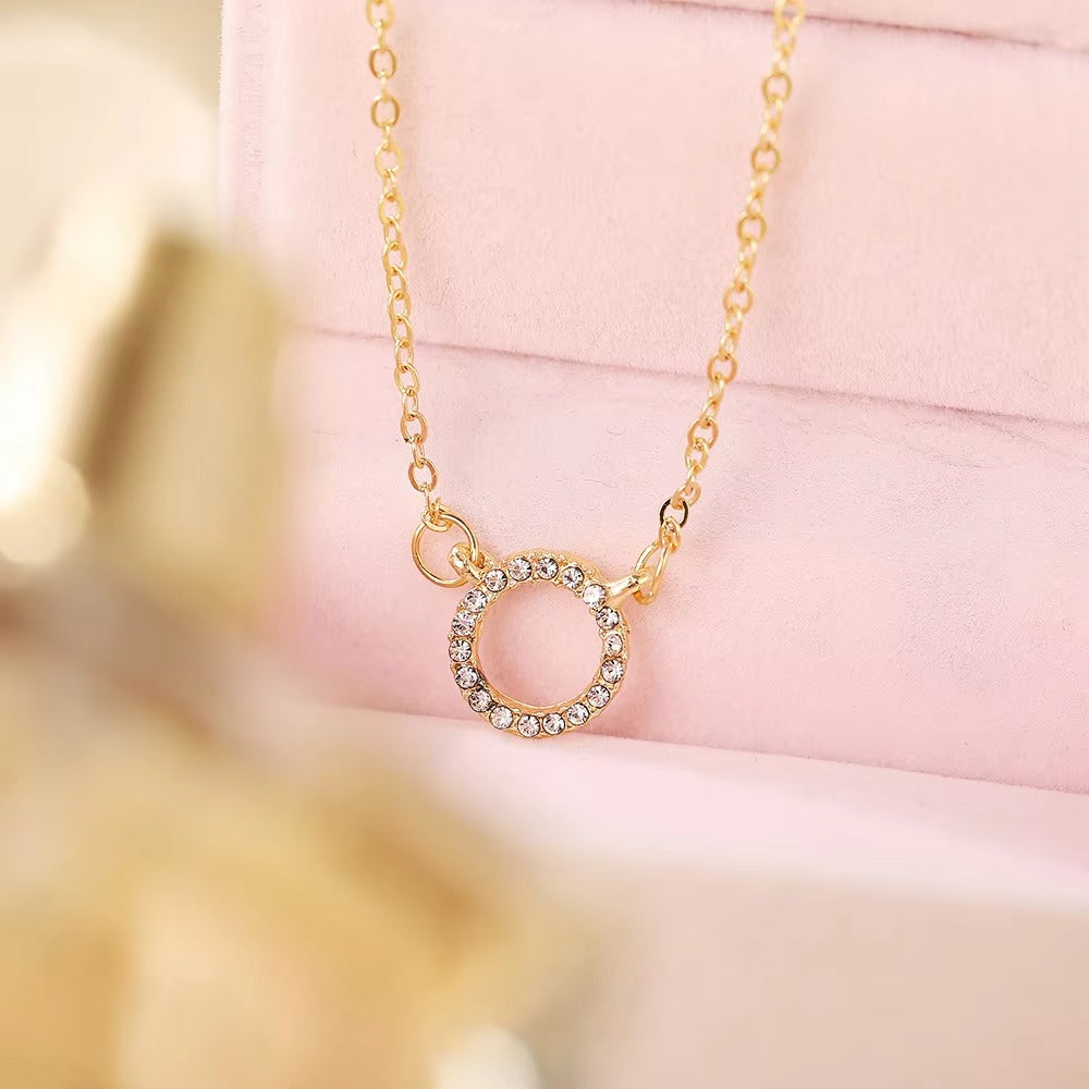 Crystal Circle Necklace