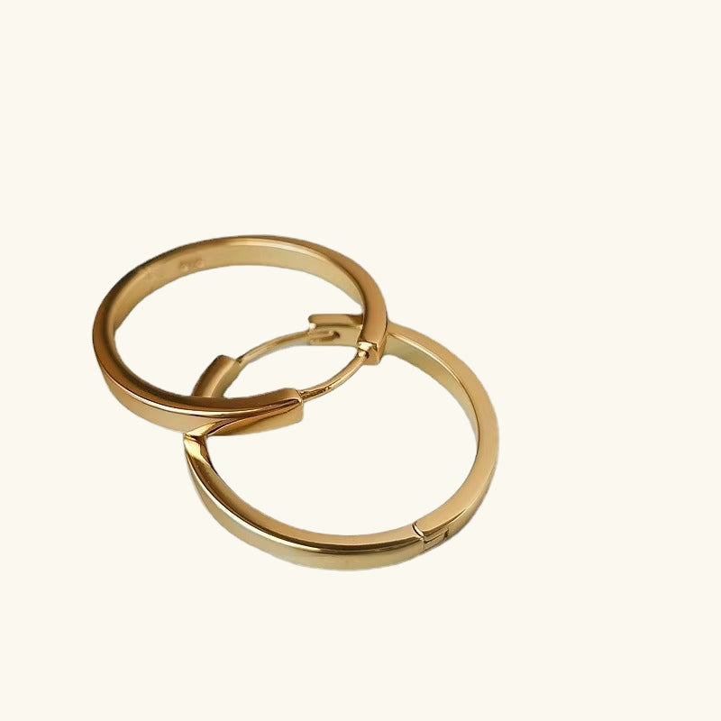 Slim Everyday Hoop Earrings