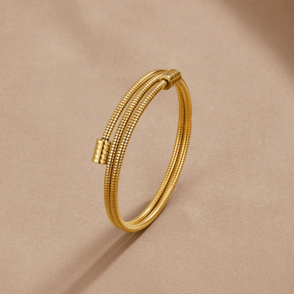 Twisted Gold Bracelet