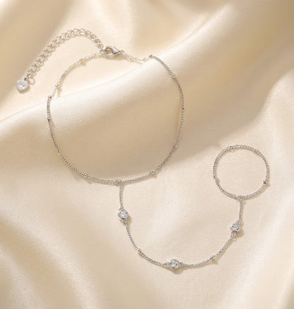 Crystal Line Hand Chain