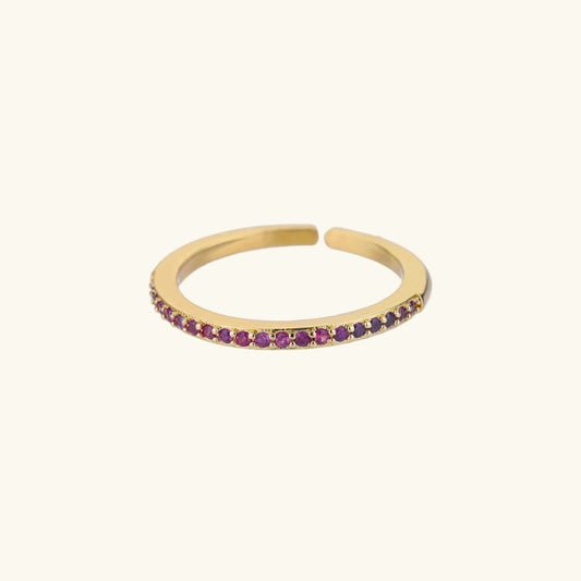 Crystal Line Ring