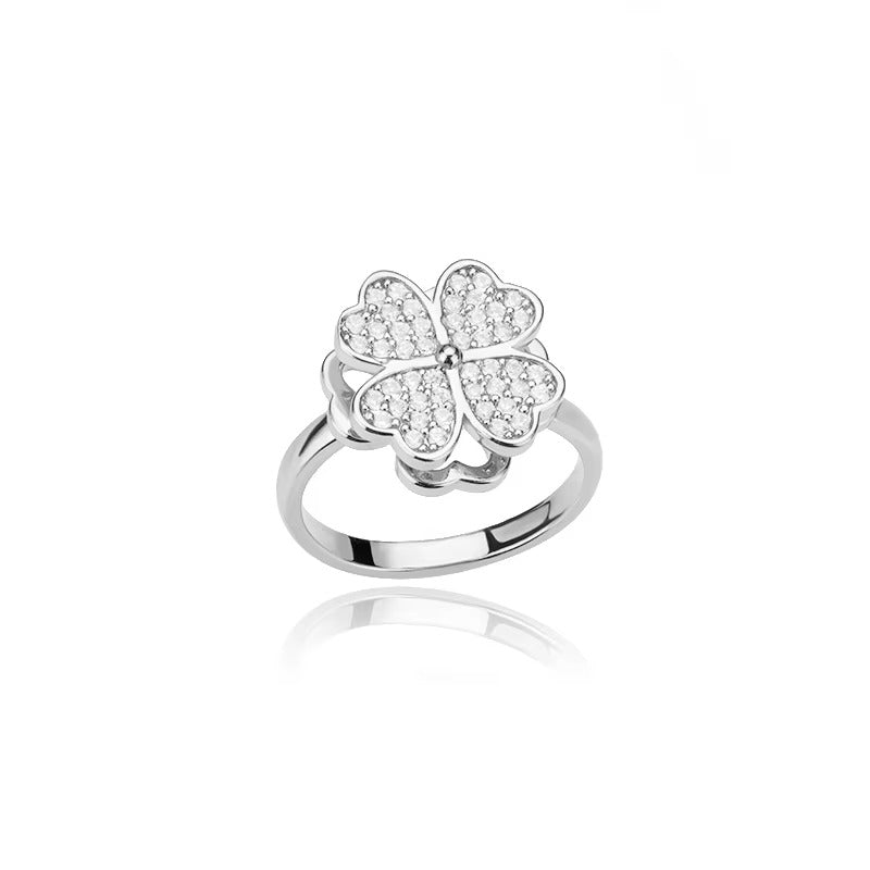 Crystal Flower Ring