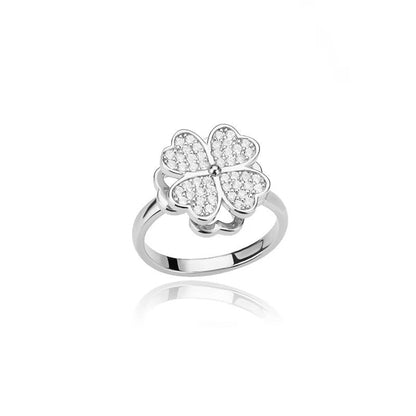 Crystal Flower Ring
