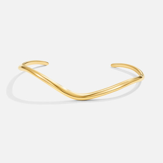 Wellen-Manschettenarmband